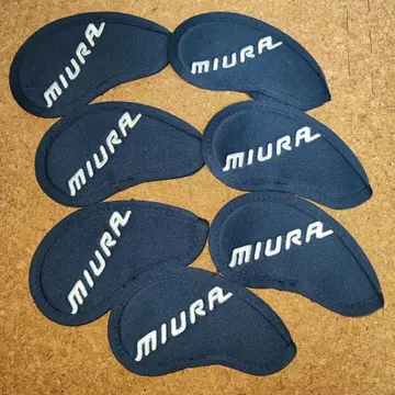 미우라기켄 MIURA 아이언 커버 7개 네이비