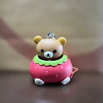 [레어] 리락쿠마 딸기 자동차 스트랩