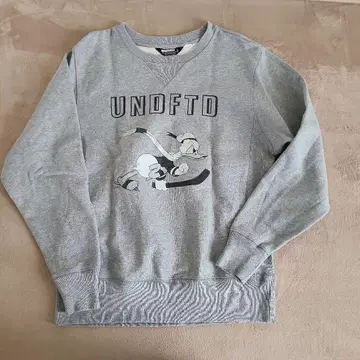 UNDEFEATED 디즈니 콜라보 도날드 맨투맨 L 그레이