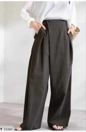 FRAMeWORK 발수 리사이클 Pe 랩 와이드 팬츠