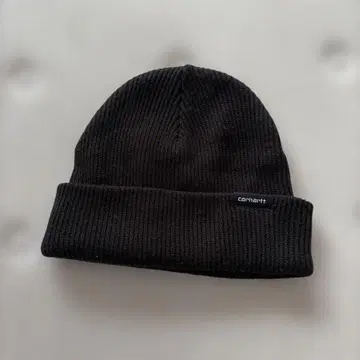 Carhartt 블랙 니트 모자