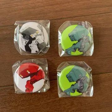 이즈모 중기 캔뱃지 4개 세트 미개봉 새상품 로봇
