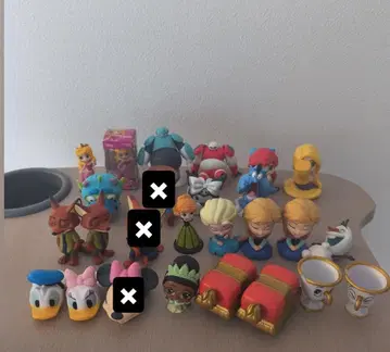 디즈니 가챠가챠 세트 23개