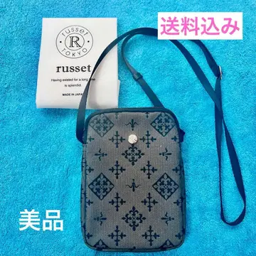 russet 스마트폰 숄더 [ 코튼 자카드 ] 그레이 WEB 한정품