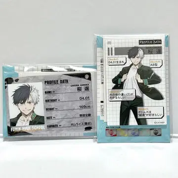 사쿠라 하루카 WIND BREAKER 프로필 카드 키링