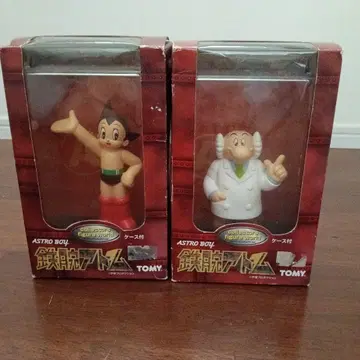 아스트로 보이 피규어 세트 TOMY 철완 아톰 오차노미즈 박사