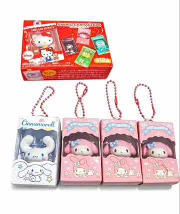 시나모롤 마이멜로디 키링 4개 세트