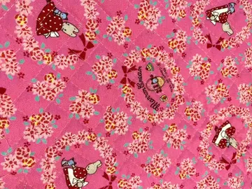 새상품 밤색 크림 퀼팅 원단 자투리 레트로 52 x 43