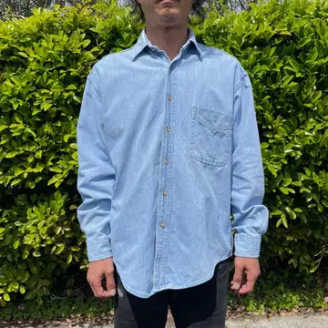 90s L.L.Bean 엘엘빈 데님 셔츠 긴팔 셔츠