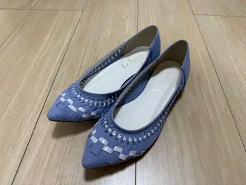 르 탈론 포인트 메쉬 플랫 펌프스