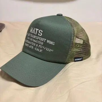 AVIREX 메쉬 캡 MATS 에어 트랜스포트 윙
