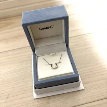 [미사용 새상품 박스 포함] Canal 4C 실버 목걸이