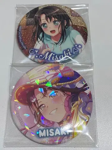 뱅드림 오쿠사와 미사키 미셸 캔뱃지 반짝반짝 캔뱃지 홀로그램 캔뱃지