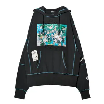 계속 한밤중이면 좋을 텐데. 후드티 찻집 사랑의 페가수스 XXL