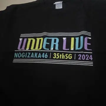 노기자카46 언더 라이브 T셔츠 XL 사이즈