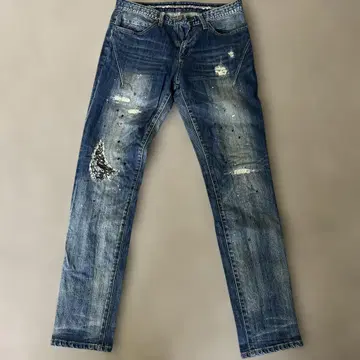 NUMBER (N)INE DENIM x LOVELESS 크러쉬 데님 M