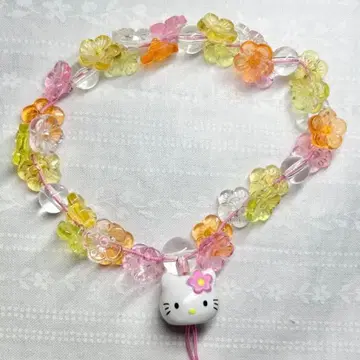 산리오 헬로키티 비즈 팔찌 헤이세이 레트로