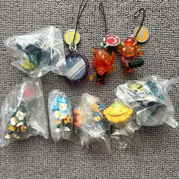 레어 당시품 요괴워치 클리어 마스코트 묶음 판매 키링