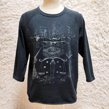 Softmachine 소프트 머신 7부 소매 티셔츠 블랙 M