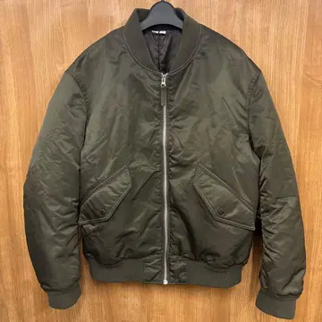 즉시 결제 UNIQLO U 유니클로 MA-1 플라이트 자켓 카키 L