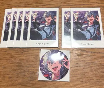 오오가미 코가 캔 배지 바샤츠