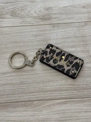 katespade 레오파드 거울 포함 키링 키홀더