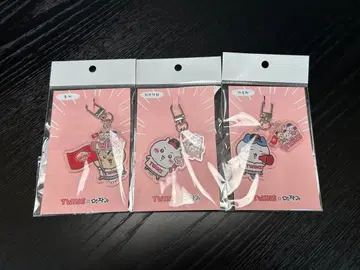LG TWINS 치이카와 (먼작귀) 아크릴 키링 3종 세트