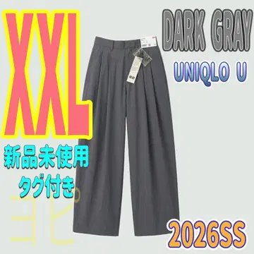 유니클로 U 이지 개더 팬츠 다크 그레이 2026SS 새상품 XXL