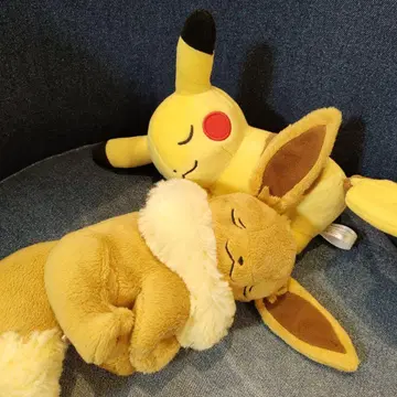 피카츄 이브이 봉제 인형 2체 세트