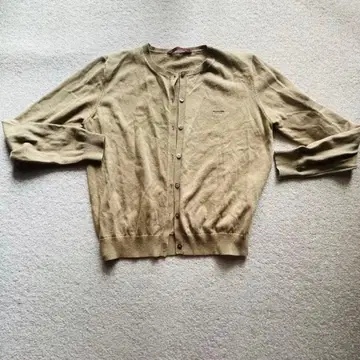 마드모아젤 논논 베이지 카멜 가디건 M