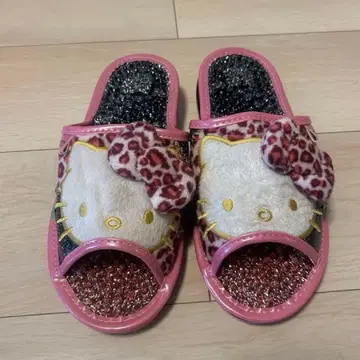 헬로키티 건강 샌들 2013년산 샌들 레오파드 무늬 L 사이즈 스터드