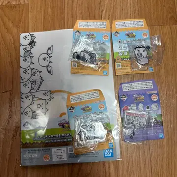 냥코 대전쟁 제일복권 D상 고양이 통조림과 아크릴 스탠드 세트