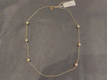 [ 새상품 ] 케이트 스페이드 뉴욕 스테이션 롱 목걸이 펄 느낌