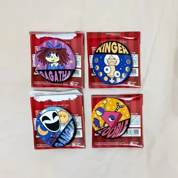 아메데지 어메이징 디지털 서커스 캔뱃지 4종