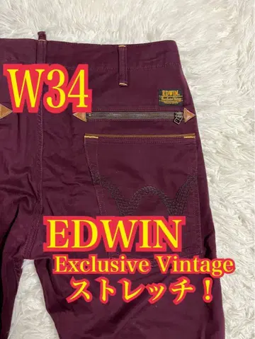 EDWIN Exclusive Vintage 하의 스트레치 W34