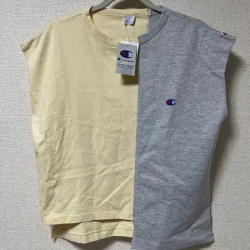 새상품 챔피온 바이컬러 T셔츠 민소매 L