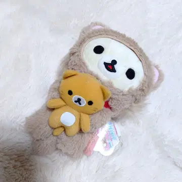 코리락쿠마 고양이 봉제 인형