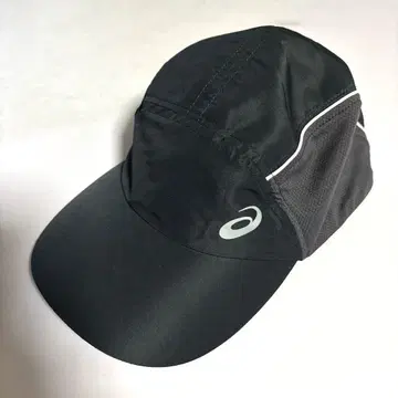 새상품 ASICS (아식스) 러닝 캡 블랙 계열 메쉬 M 사이즈