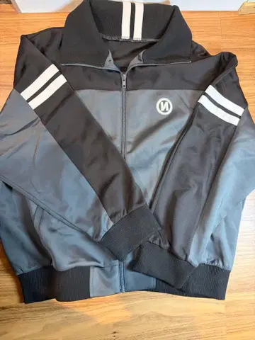 레어 9090 트랙 자켓 블랙 그레이 저지 스트릿