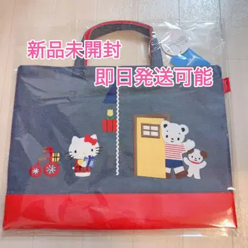 [상자째 발송] 파미리아 미개봉 새상품 키티 데님 백 레슨백