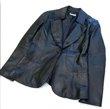 HIROKO BIS 라무 가죽 자켓 11호 블랙