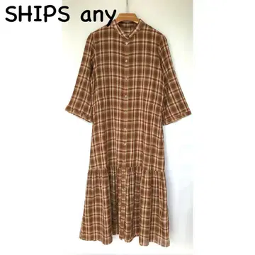 SHIPS any 체크 무늬 원피스