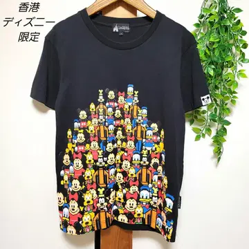 홍콩 디즈니랜드 T셔츠 미키 미니 도날드 플루토 구피