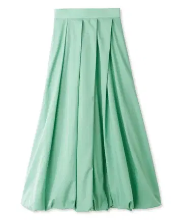 SNIDEL Sustainable 슬래시 턱 벌룬 스커트