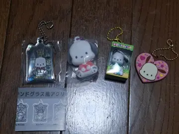 산리오 포차코 키링 6개 세트