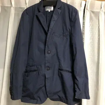 타케오 키쿠치 네이비 자켓 사이즈 3 면 100%