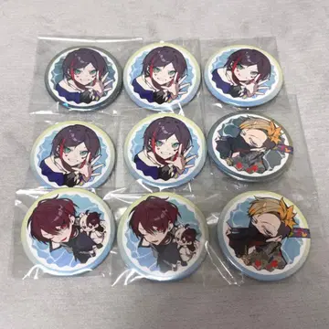 CR Crazy Raccoon CRFES 캔뱃지 9개