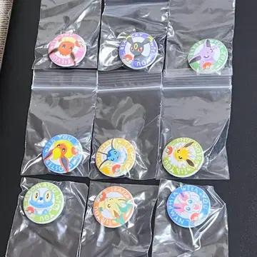 Pokemon with YOU 캔뱃지 9종