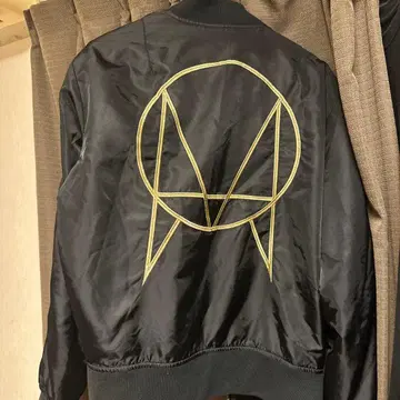 [초레어품] 설명란 필독 OWSLA 봄버 자켓 골드 자수