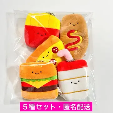 닛코리노 퍼스트 푸드 봉제 인형 파우치 5종 세미 컴프